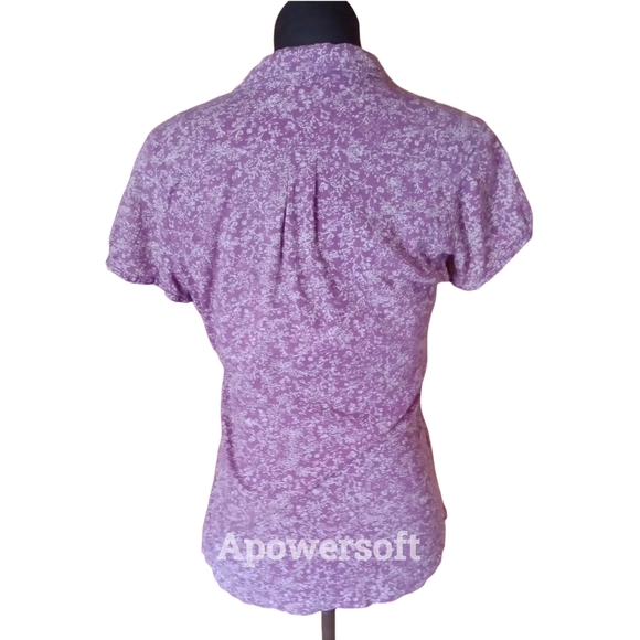 Floral Ruffle Trim Button front - Picture 3 of 4